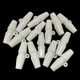 Olive Shape Shank Duffle Toggle Button (Pack of 2) - White